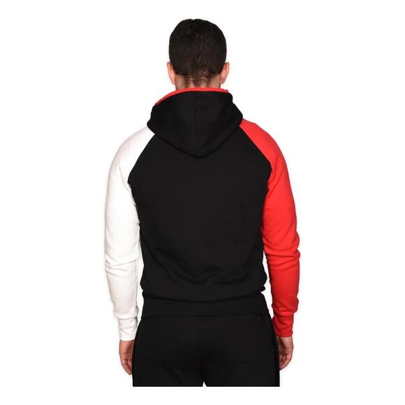 Kangol Men's Hoodie Full Zip Colorblock Fleece Sweatshirt - Picture 4 of 4